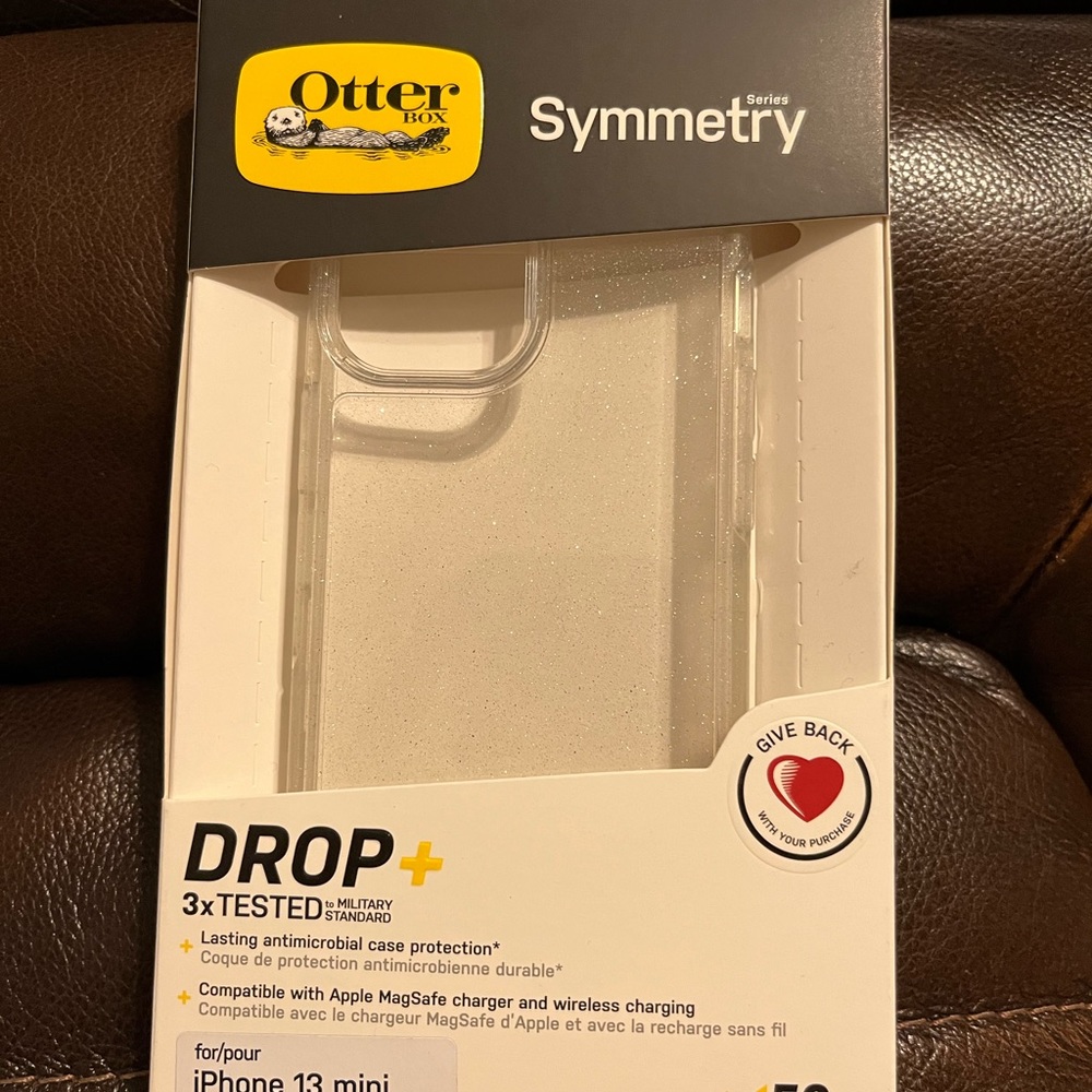 Otterbox Symmetry iPhone 13 or 12 mini glittery case